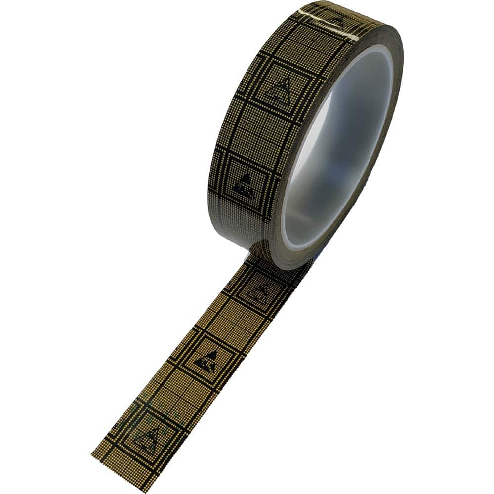 Bertech - Anti-Static Packaging; Type: Conductive Grid Tape ; Width (mm): 8.00 ; Length (Inch): 1296 ; Thickness (mil): 1.9000 ; Color: Brown - Exact Industrial Supply