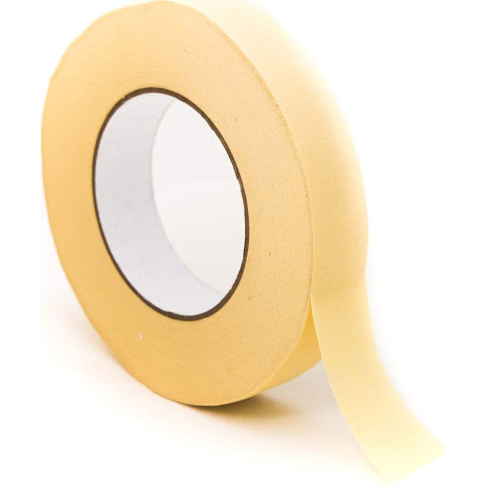 Bertech - Masking & Painters Tape; Tape Type: High Temperature Masking Tape ; Material Type: Crepe Paper ; Width (Inch): 1-5/8 ; Length (Feet): 180.000 ; Length (yd): 60.00 ; Color: Beige - Exact Industrial Supply