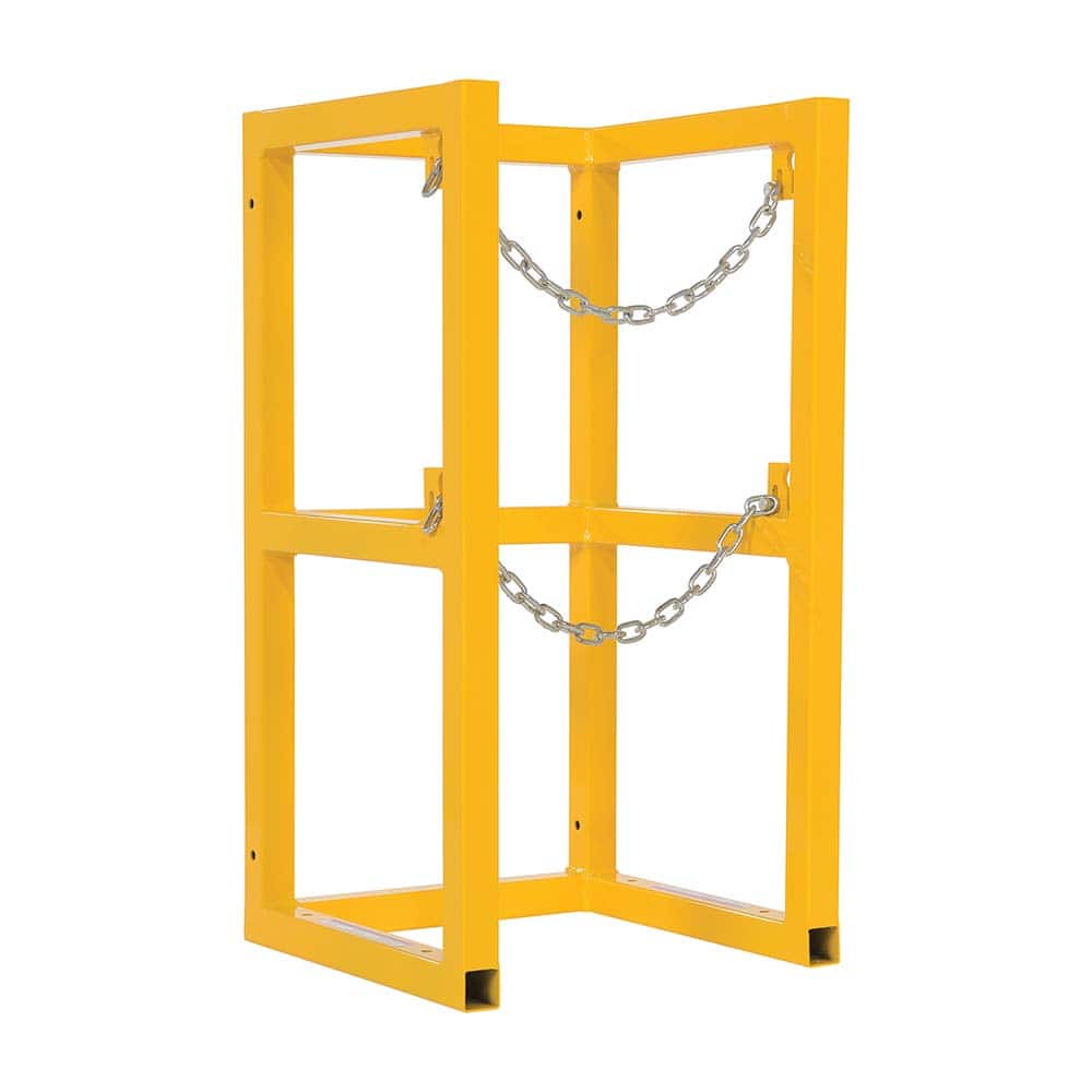Vestil - Gas Cylinder Carts, Racks, Stands & Holders; Type: Cylinder Barricade Rack ; Fits Cylinder Diameter: 4, 5, 6, 7, 8, 9, 10, 11, 12, 13, 14 (Inch); Number of Cylinders: 0 ; Width (Inch): 16-1/2 ; Width (Decimal Inch): 16.5000 ; Height (Inch): 32 - Exact Industrial Supply