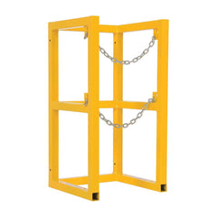 Vestil - Gas Cylinder Carts, Racks, Stands & Holders; Type: Cylinder Barricade Rack ; Fits Cylinder Diameter: 4, 5, 6, 7, 8, 9, 10, 11, 12, 13, 14 (Inch); Number of Cylinders: 0 ; Width (Inch): 16-1/2 ; Width (Decimal Inch): 16.5000 ; Height (Inch): 32 - Exact Industrial Supply