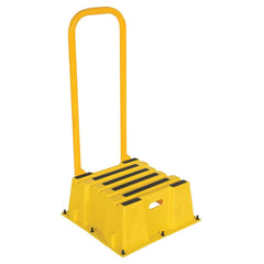 Vestil - Step Stools; Type: Step Stand ; Base Type: Rubber ; Height (Inch): 50 ; Width (Inch): 25 ; Depth (Inch): 25 ; Load Capacity (Lb.): 500.000 - Exact Industrial Supply