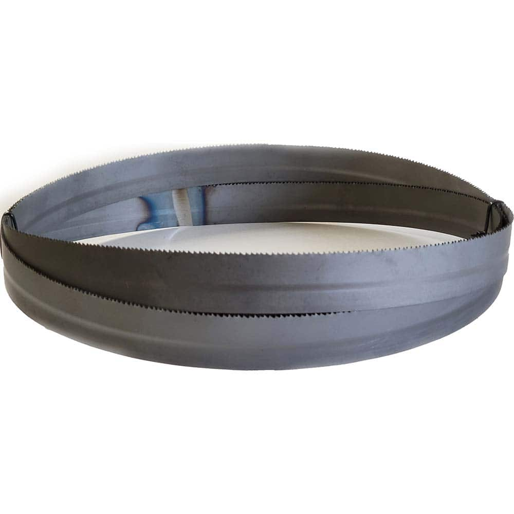 Welded Bandsaw Blade: 8' 8-1/2″ Long, 1″ Wide, 0.035″ Thick, 10 to 14 TPI High Speed Steel, Toothed Edge, Variable Pitch