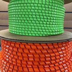 MM Newman - Cable Sleeves; Sleeve Type: Spiral Bundling; Expandable; Wire & Hose Harness; Automotive; Wrap-around; Spiral Wrap ; Inside Diameter (Decimal Inch): 0.271 ; Inside Diameter (Inch): 0.271 ; Color: Orange UV ; Resistance Features: Acid Resistan - Exact Industrial Supply