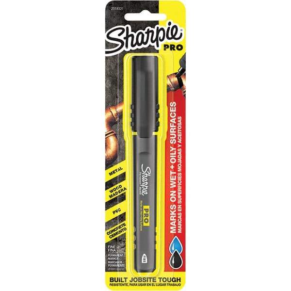 Sharpie - Markers & Paintsticks Type: Permanent Color: Black - Exact Industrial Supply