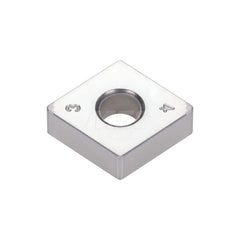 Turning Insert:  4QS-CNGA432-H BXA20,  Polycrystalline Cubic Boron Nitride Coated Finish,  Neutral,  1/2″ Inscribed Circle,  0.0315″ Corner Radius,  80.0 &deg N/A Diamond,  Series  CNGA