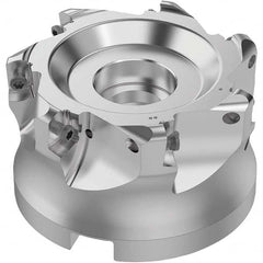 Seco - Indexable High-Feed Face Mills Cutting Diameter (mm): 84.00 Maximum Depth of Cut (mm): 1.80 - Exact Industrial Supply