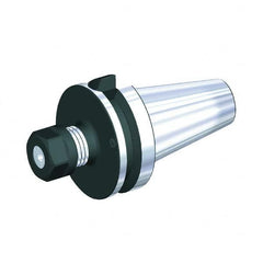 Collet Chuck: 20 to 2 mm Capacity, ER Collet, Taper Shank 100 mm Projection, Balanced to 20,000 RPM, Through Coolant