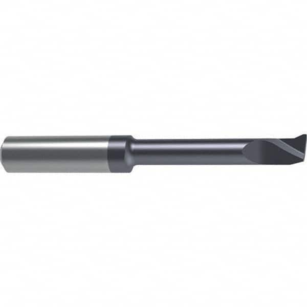 Profile Boring Bar: 4.7 mm Min Bore, 27 mm Max Depth, Right Hand Cut, Fine Grain Solid Carbide 6  mm Shank Dia, 52  mm OAL, 0.2  mm Corner Radius