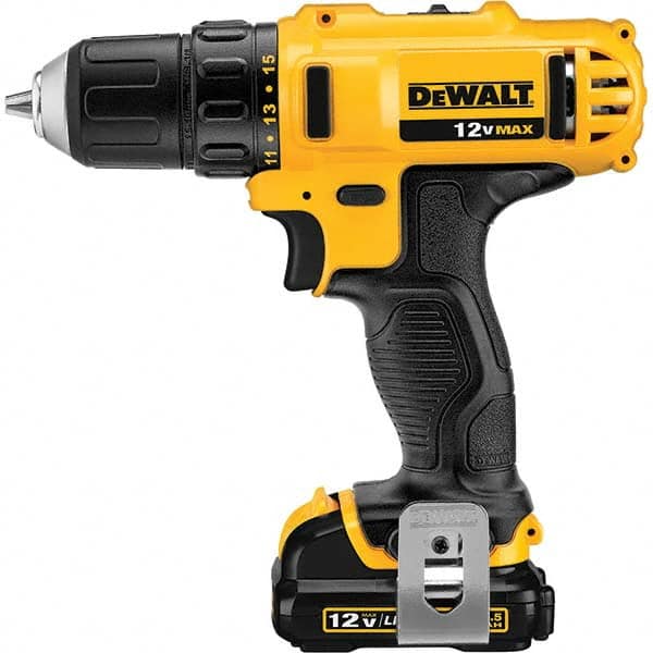 DeWALT - Cordless Drills Battery Voltage: 12 Battery Chemistry: Lithium-Ion - Exact Industrial Supply