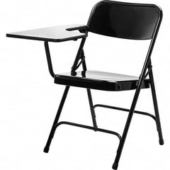 National Public Seating - Folding Chairs Pad Type: Folding Chair W/Tablet Arm Material: Steel - Exact Industrial Supply