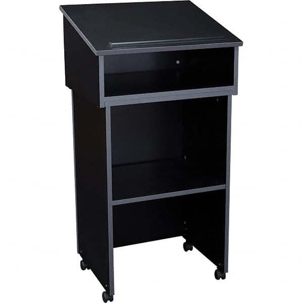 Oklahoma Sound - Lecterns Type: Full Floor Height (Inch): 47-1/2 - Exact Industrial Supply