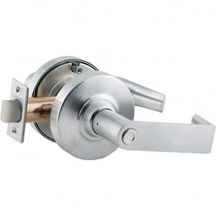 Schlage - Privacy Lever Lockset for 1-5/8 to 2-1/8" Doors - Exact Industrial Supply