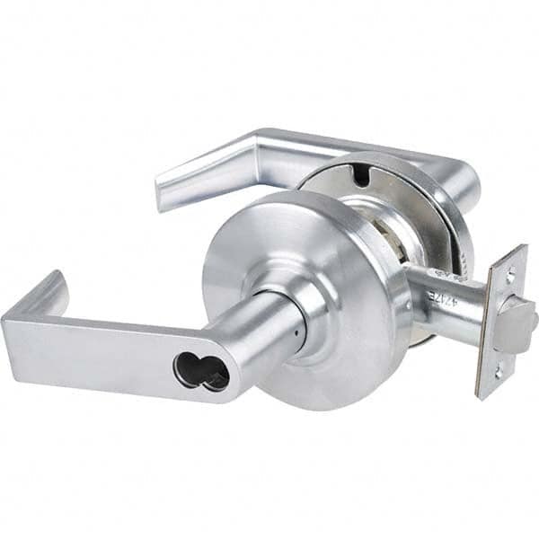 Schlage - Vestibule/Classroom/Security Lever Lockset for 1-5/8 to 2-1/8" Doors - Exact Industrial Supply