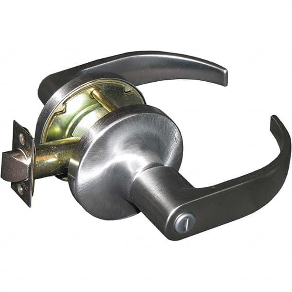 Falcon - Privacy Lever Lockset for 1-5/8 to 2-1/8" Doors - Exact Industrial Supply