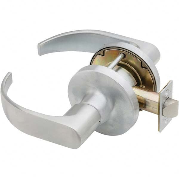 Falcon - Passage Lever Lockset for 1-5/8 to 2-1/8" Doors - Exact Industrial Supply