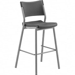 National Public Seating - Stationary Stools Type: Stool with Back Base Type: Standard - Exact Industrial Supply