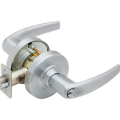 Schlage - Storeroom Lever Lockset for 1-5/8 to 2-1/8" Doors - Exact Industrial Supply