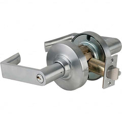 Schlage - Institution Lever Lockset for 1-5/8 to 2-1/8" Doors - Exact Industrial Supply