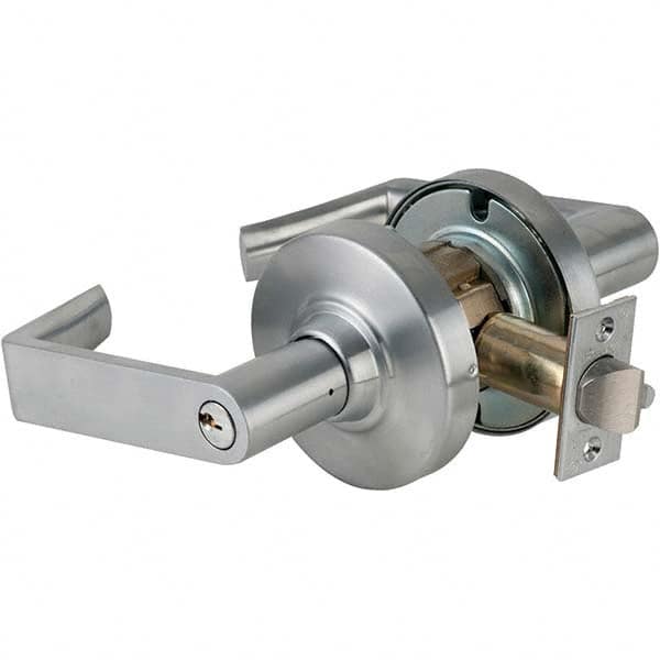 Schlage - Vestibule/Classroom/Security Lever Lockset for 1-5/8 to 2-1/8" Doors - Exact Industrial Supply
