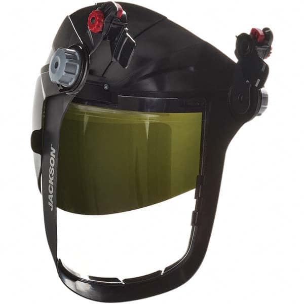 Jackson Safety - Nylon Black Adapter Adjustment Face Shield - Exact Industrial Supply