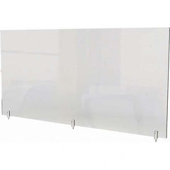 Ghent - 24" x 59" Partition & Panel System-Social Distancing Barrier - Exact Industrial Supply