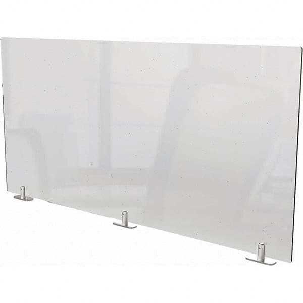 Ghent - 18" x 59" Partition & Panel System-Social Distancing Barrier - Exact Industrial Supply