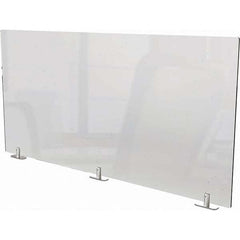 Ghent - 18" x 59" Partition & Panel System-Social Distancing Barrier - Exact Industrial Supply