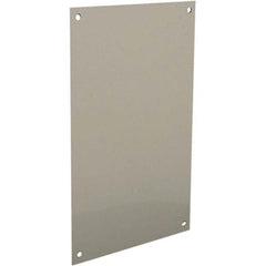 Wiegmann - Electrical Enclosure Panels Panel Type: Back Panel Material: Steel - Exact Industrial Supply