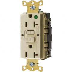 Bryant Electric - GFCI Receptacles Grade: Hospital Color: Ivory - Exact Industrial Supply