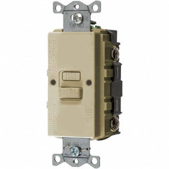 Bryant Electric - GFCI Receptacles Grade: Commercial Color: Ivory - Exact Industrial Supply