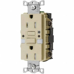 Bryant Electric - GFCI Receptacles Grade: Commercial Color: Ivory - Exact Industrial Supply