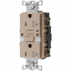 Bryant Electric - GFCI Receptacles Grade: Commercial Color: Almond - Exact Industrial Supply