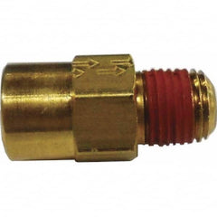 Control Devices - Check Valves Design: Check Valve Pipe Size (Inch): 1/4 x 1/4 - Exact Industrial Supply