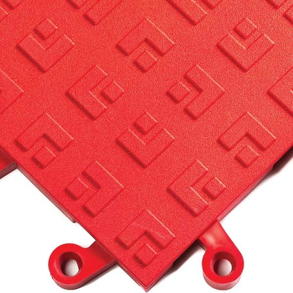 Wearwell - 1 10-Piece 18" Long x 18" Wide x 7/8" Thick, Anti-Fatigue Modular Matting System - Exact Industrial Supply