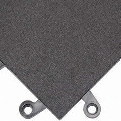 Wearwell - 1 10-Piece 18" Long x 18" Wide x 7/8" Thick, Anti-Fatigue Modular Matting System - Exact Industrial Supply