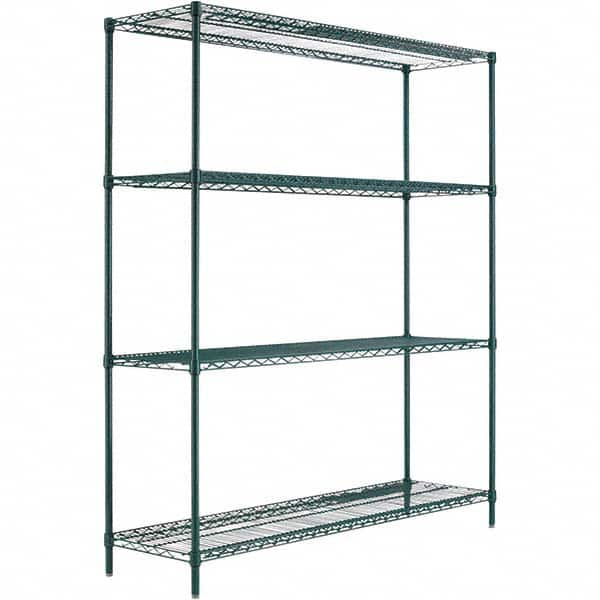 ALERA - 4,000 Lb Capacity 4 Shelf Wire Shelving - Starter Unit - Exact Industrial Supply