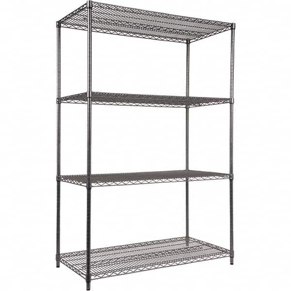 ALERA - 4,000 Lb Capacity 4 Shelf Wire Shelving - Starter Unit - Exact Industrial Supply