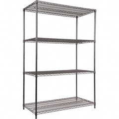 ALERA - 4,000 Lb Capacity 4 Shelf Wire Shelving - Starter Unit - Exact Industrial Supply