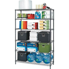 ALERA - 3,600 Lb Capacity 6 Shelf Wire Shelving - Starter Unit - Exact Industrial Supply