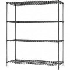 ALERA - 4,000 Lb Capacity 4 Shelf Wire Shelving - Starter Unit - Exact Industrial Supply