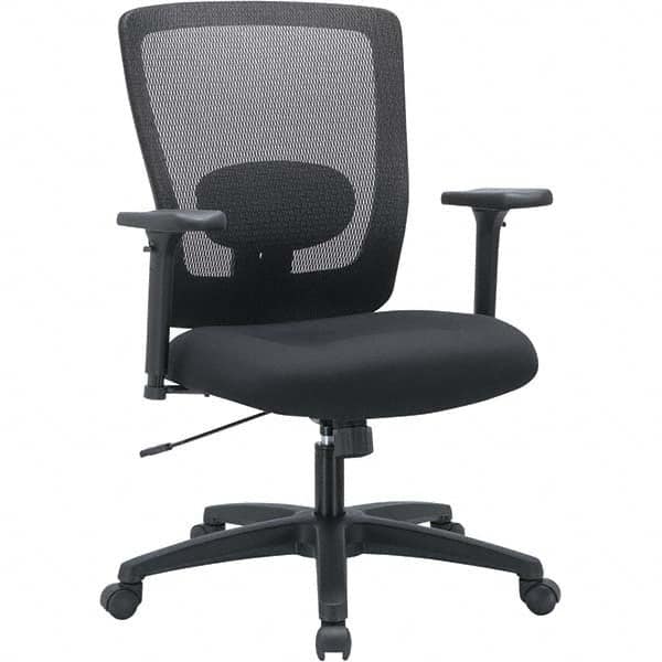 ALERA - 37 to 41-1/2" High Mid-Back Swivel/Tilt Chair - Exact Industrial Supply