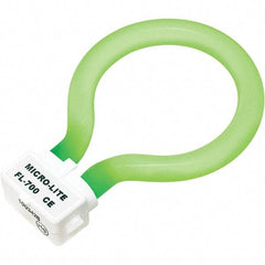 O.C. White - Task & Machine Light Fluorescent Ring Bulb - Green, For Use with Illuminator Models FL1000 & FV1000 - Exact Industrial Supply