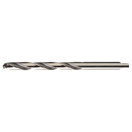 3/16 RHS / RHC HSS+TCT 118 Degree Radial Point Carbide-Tipped Heavy Duty Taper Length Drill - Bright - Exact Industrial Supply