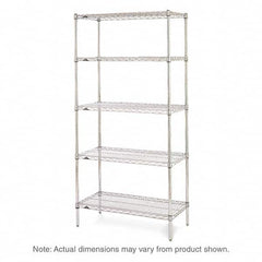 Metro - 2,000 Lb Capacity 5 Shelf Wire Shelving - Starter Unit - Exact Industrial Supply