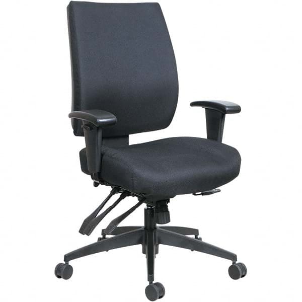 ALERA - 38-1/2 to 42-1/2" High Swivel/Tilt Chair - Exact Industrial Supply