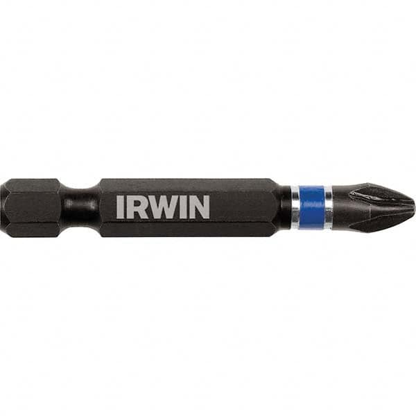 Irwin - Power & Impact Screwdriver Bit Sets Point Type: Phillips Drive Size: 1/4 Hex - Exact Industrial Supply