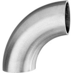 Value Collection - Sanitary Stainless Steel Pipe Fittings Type: 90 Short Elbow Style: Butt Weld - Exact Industrial Supply