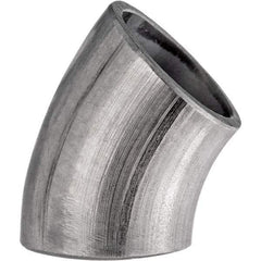 Value Collection - Sanitary Stainless Steel Pipe Fittings Type: 45 Short Elbow Style: Butt Weld - Exact Industrial Supply