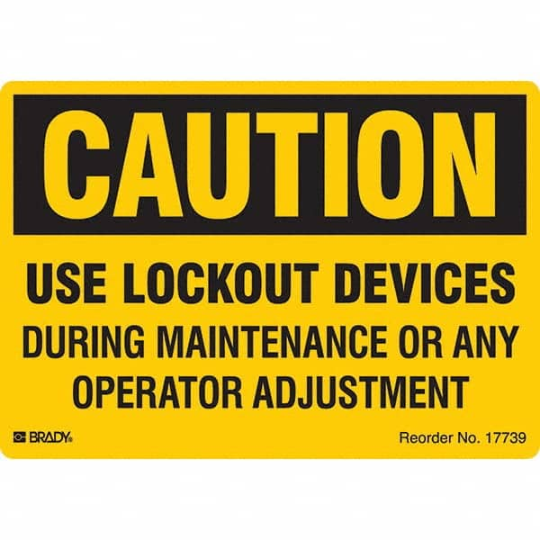 Brady - Safety & Facility Labels Message Type: Accident Prevention Header: CAUTION - Exact Industrial Supply