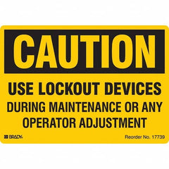 Brady - Safety & Facility Labels Message Type: Accident Prevention Header: CAUTION - Exact Industrial Supply